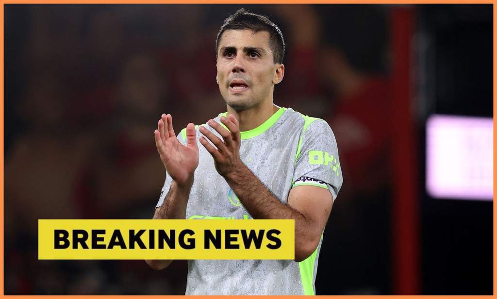 Tiền vệ Rodri trong màu áo Man City